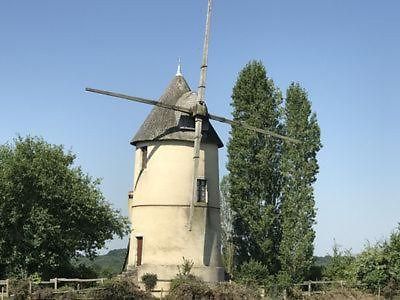 Moulin A Vent Le Champ Du Trail Villa Saint-Cyr-des-Gats Dış mekan fotoğraf