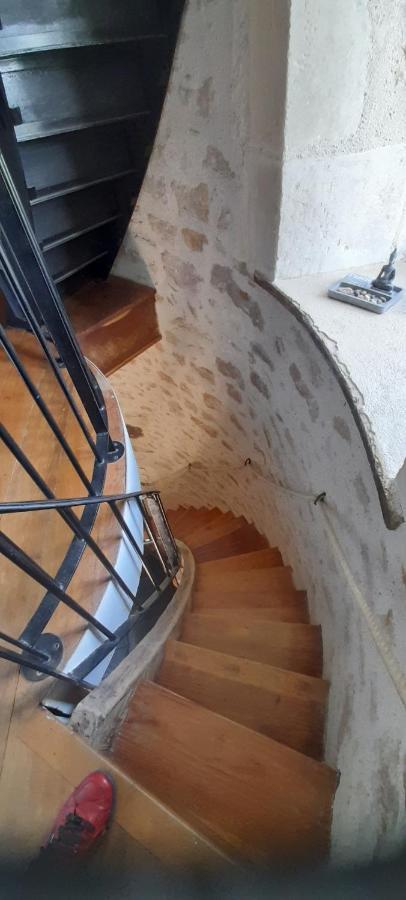 Moulin A Vent Le Champ Du Trail Villa Saint-Cyr-des-Gats Dış mekan fotoğraf